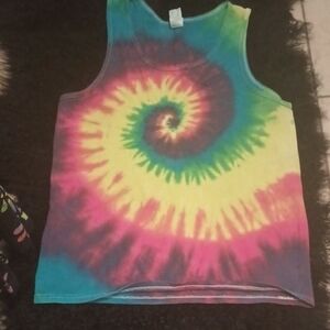 Colorful Tie-Dye  Tank Top